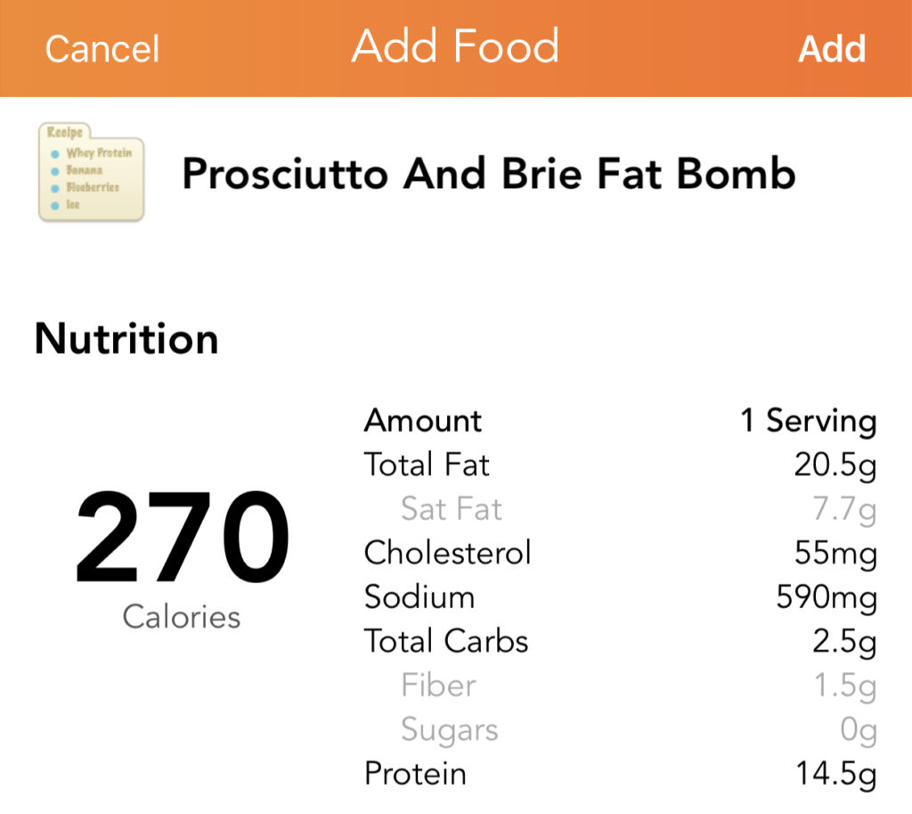 Prosciutto and Brie Fat Bomb The Four Percent